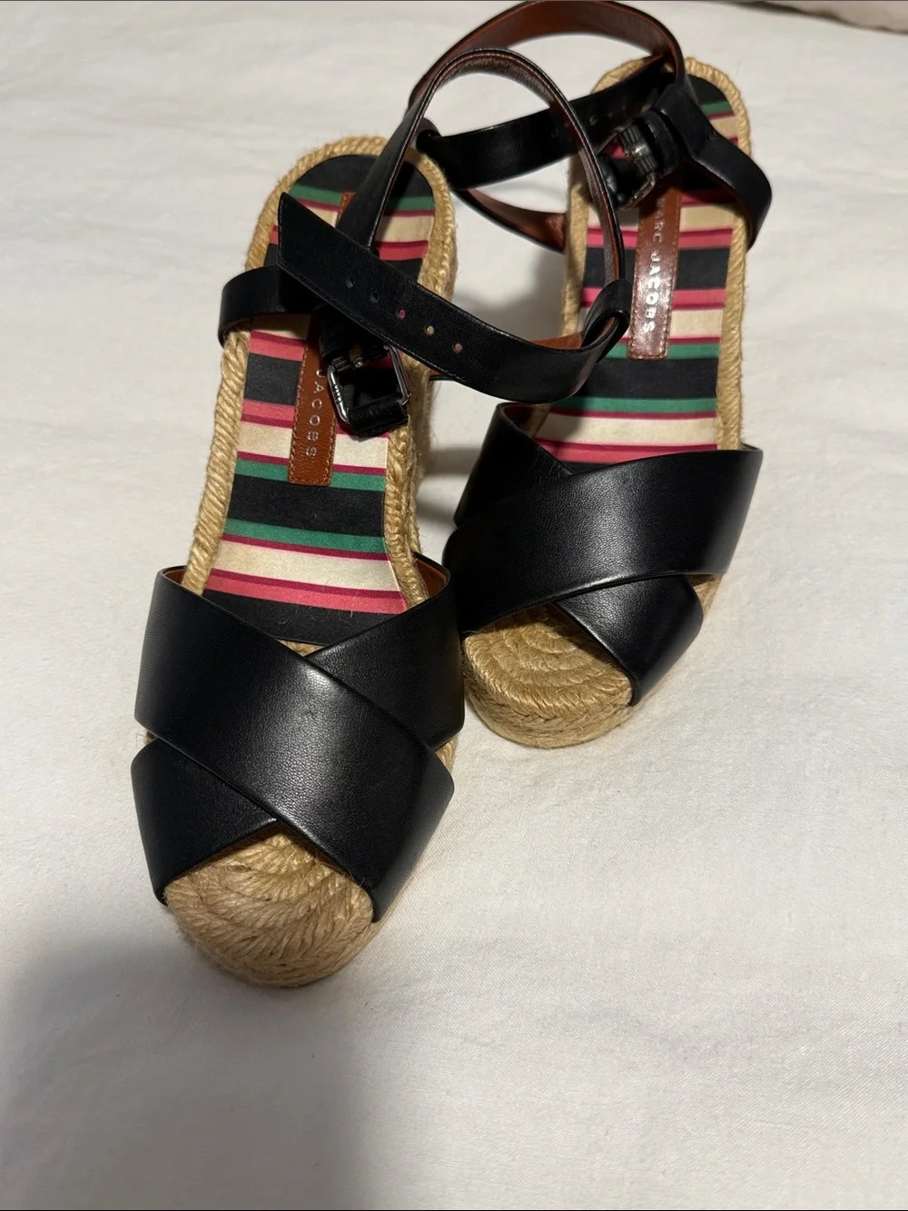 Marc by Marc Jacobs Black Wedges Size 37